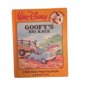 Walt Disney 1980s #4 Goofy's Big Race Beginning Reader